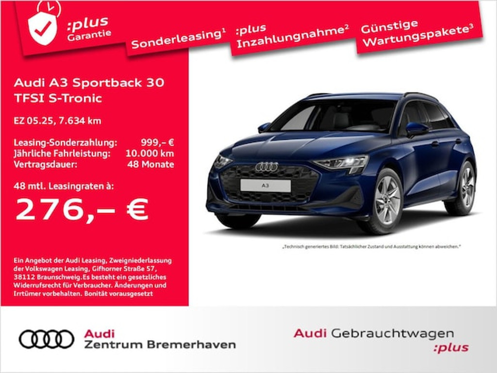 Audi A3 Sportback S-Tronic 30 TFSI