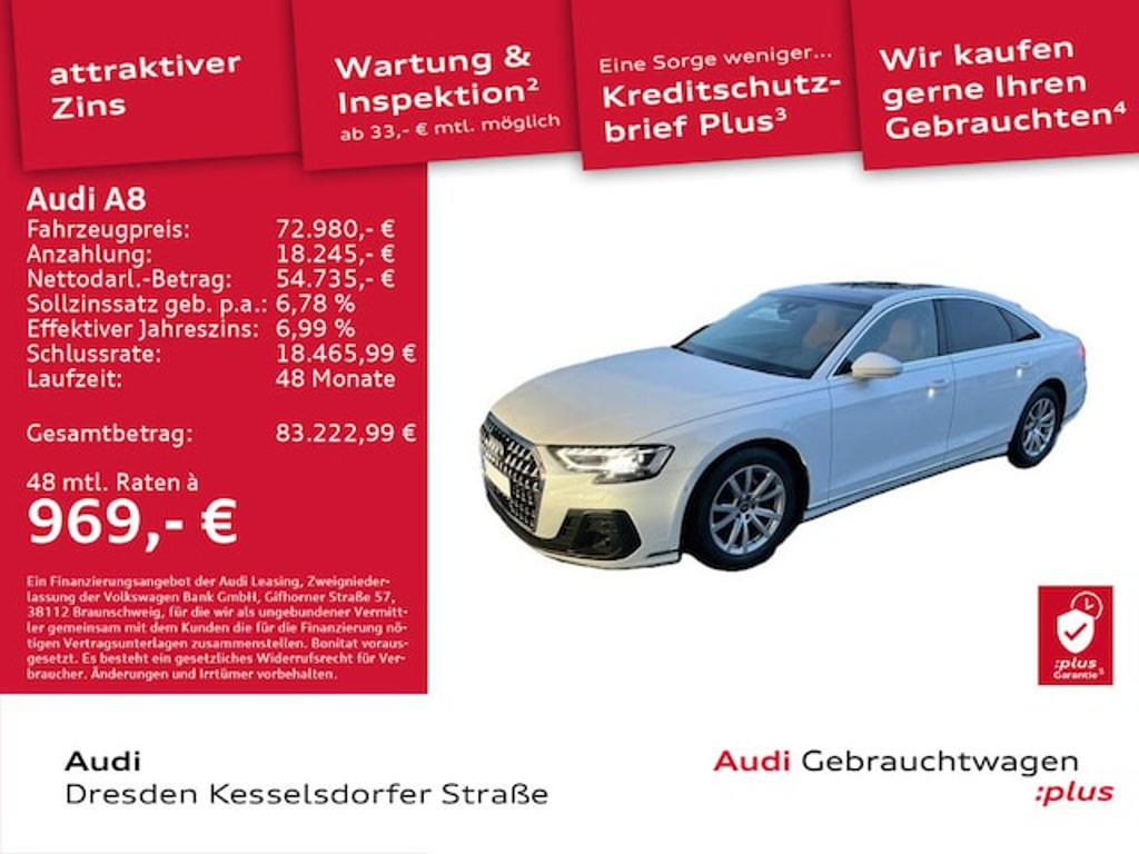 Audi A8 Quattro 50 TDI