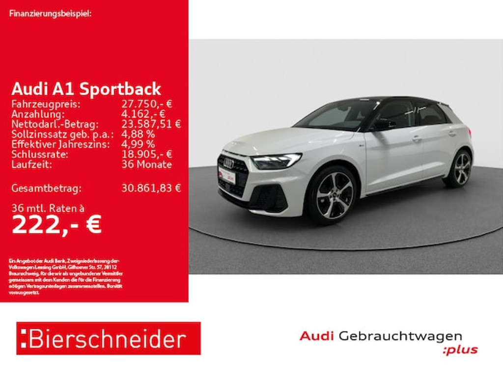 Audi A1 Sportback S-Line S-Tronic 30 TFSI