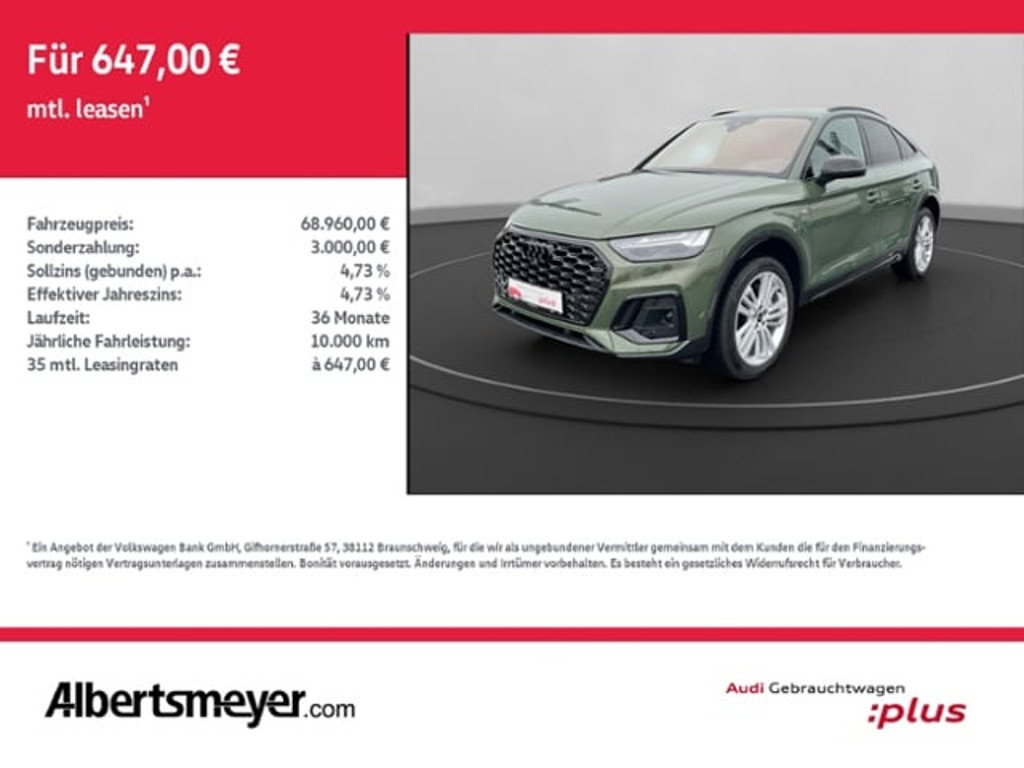 Audi Q5 Sportback Quattro 50 TDI