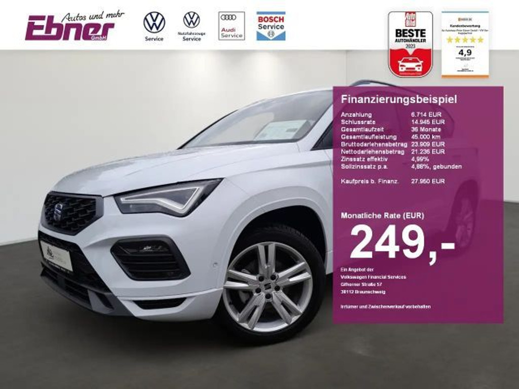 Seat Ateca FR-lijn 1.5 TSI DSG