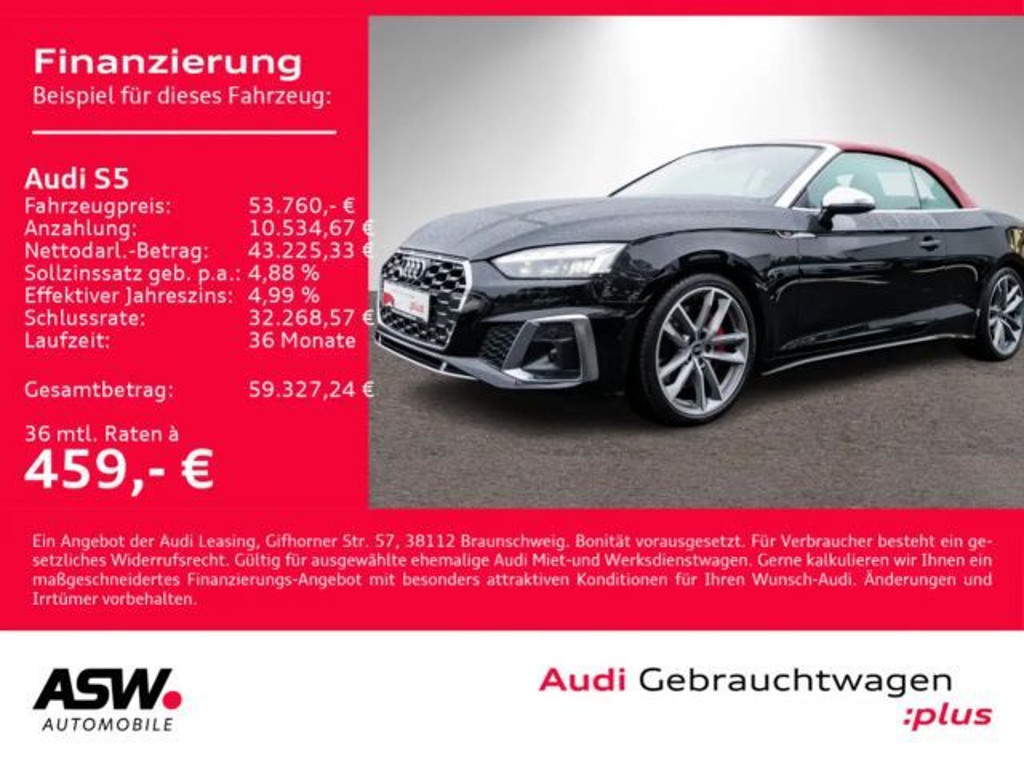 Audi S5 Cabriolet 3.0 TFSI