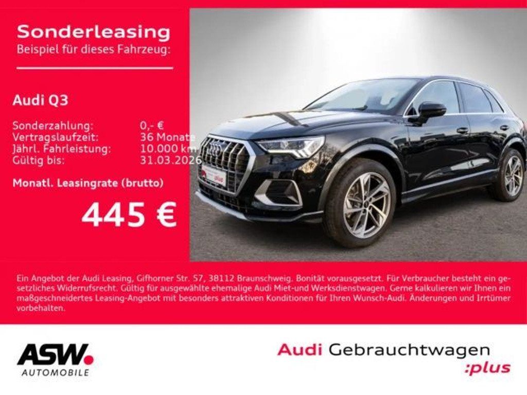 Audi Q3 S-Line S-Tronic 35 TFSI