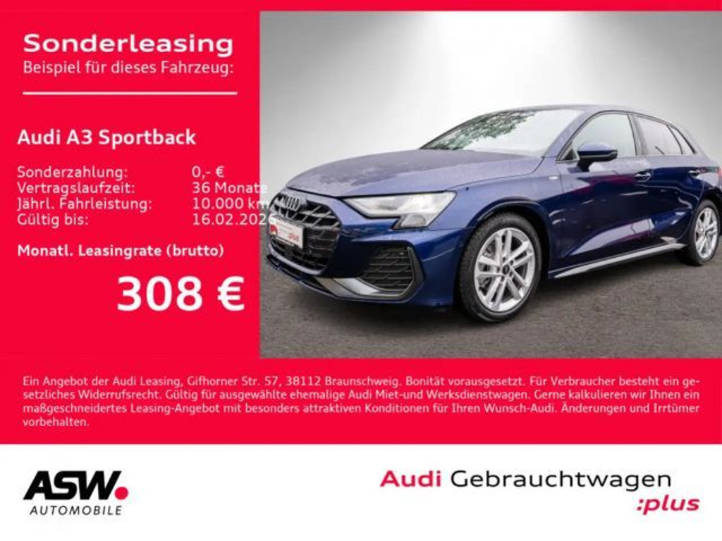 Audi A3 Sedan S-Line S-Tronic 35 TDI