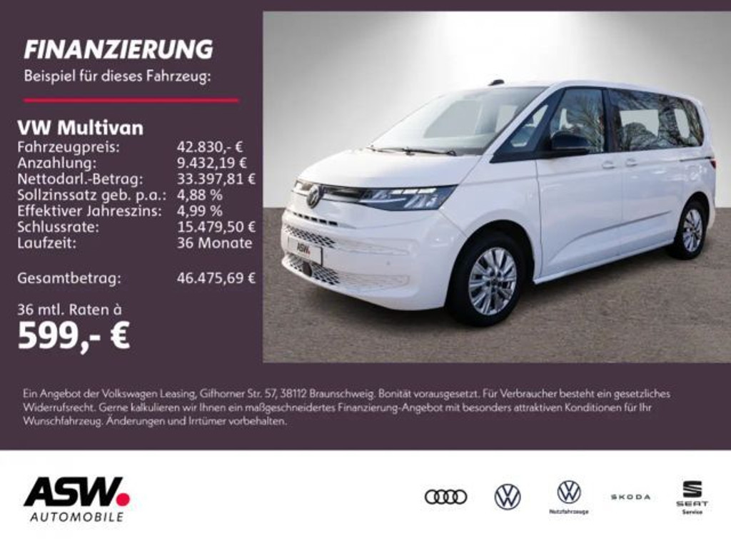 Volkswagen Multivan DSG eHybrid 1.4 eHybrid T7