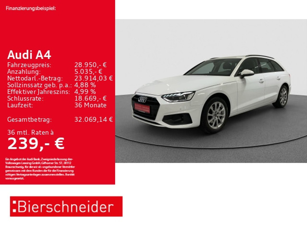 Audi A4 Avant S-Tronic 40 TDI