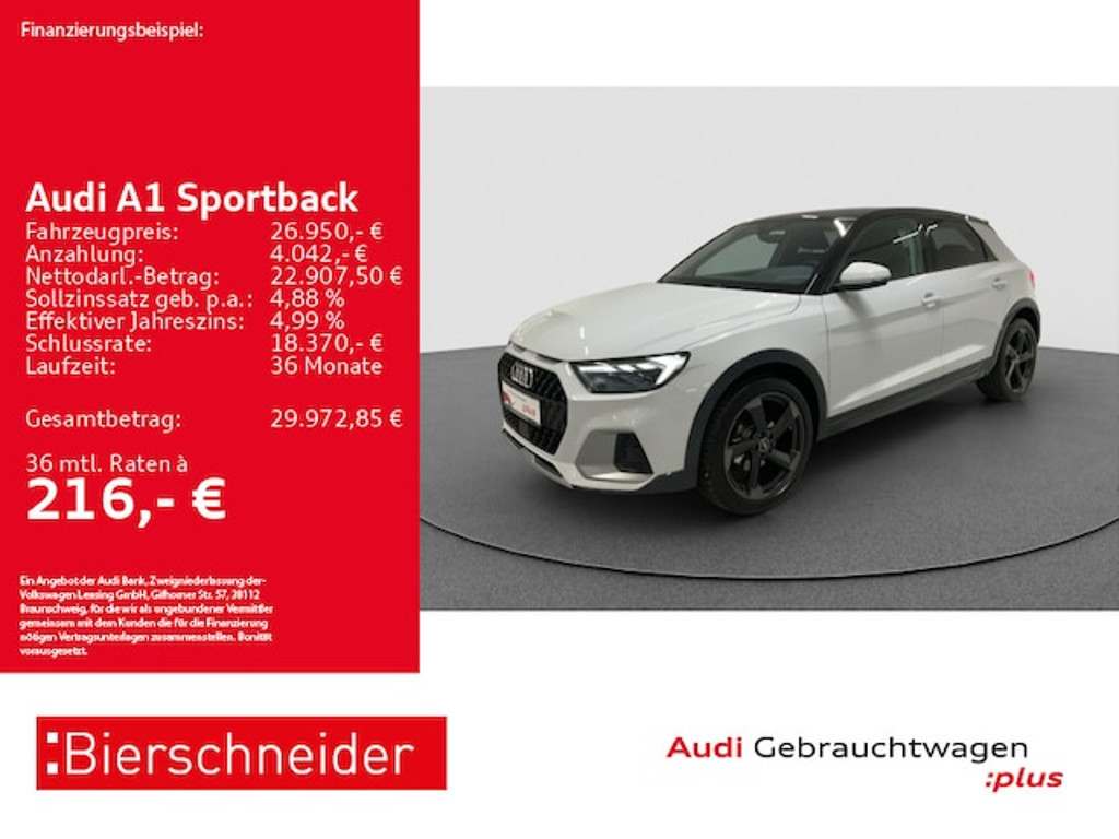 Audi A1 S-Tronic 30 TFSI Allstreet