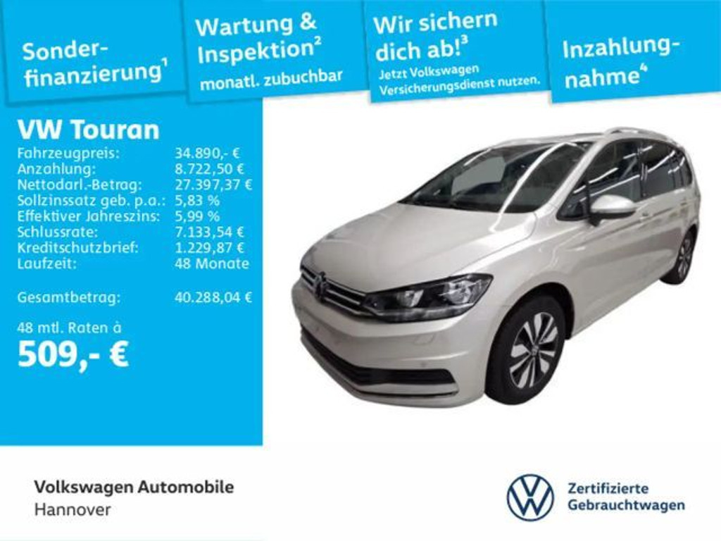Volkswagen Touran 1.5 TSI Move