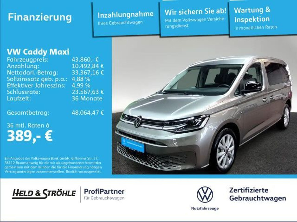 Volkswagen Caddy DSG Life eHybrid 1.5 TSI