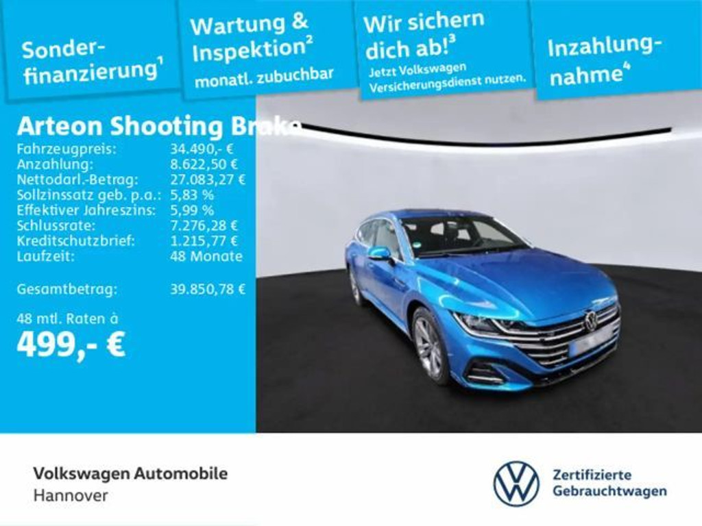 Volkswagen Arteon DSG R-Line 2.0 TSI