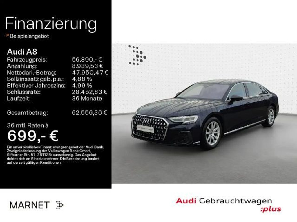 Audi A8 Quattro Lang 50 TDI