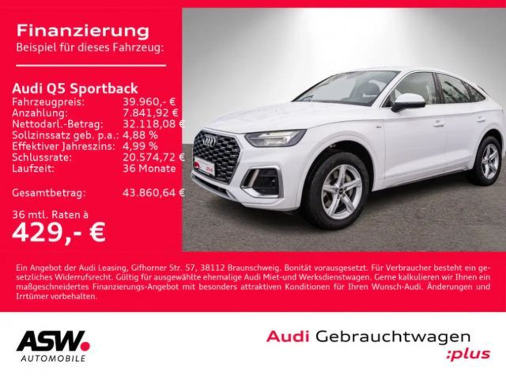Audi Q5 Quattro S-Line 50 TDI
