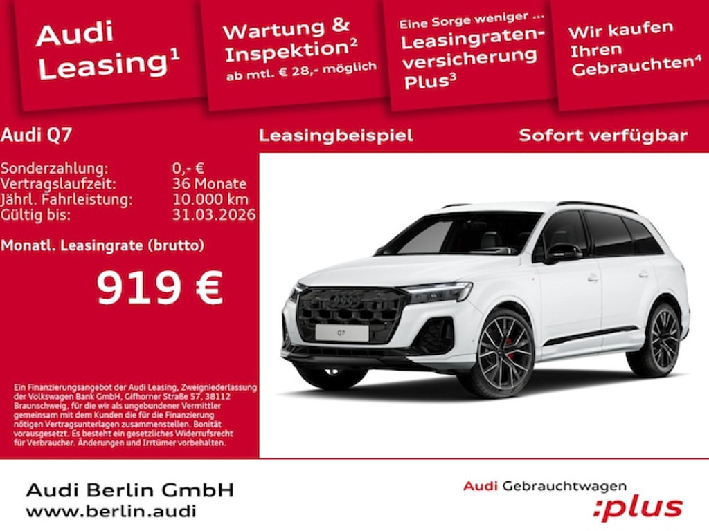 Audi Q7 Quattro Business S-Line