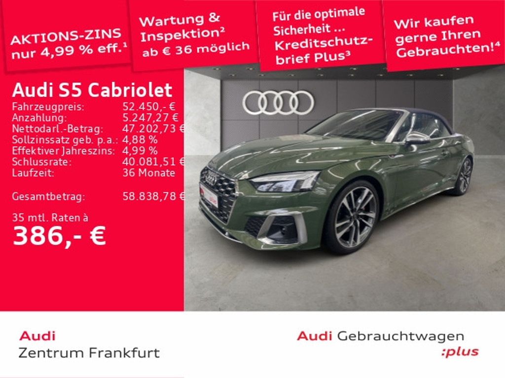 Audi S5 Cabriolet Quattro