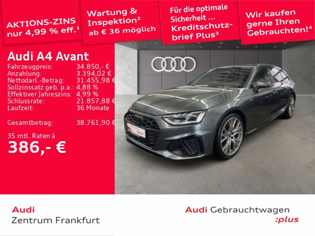 Audi A4 Avant S-Line S-Tronic 40 TFSI