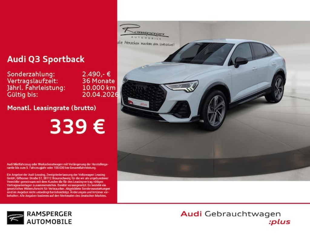 Audi Q3 Sportback S-Line S-Tronic 35 TFSI