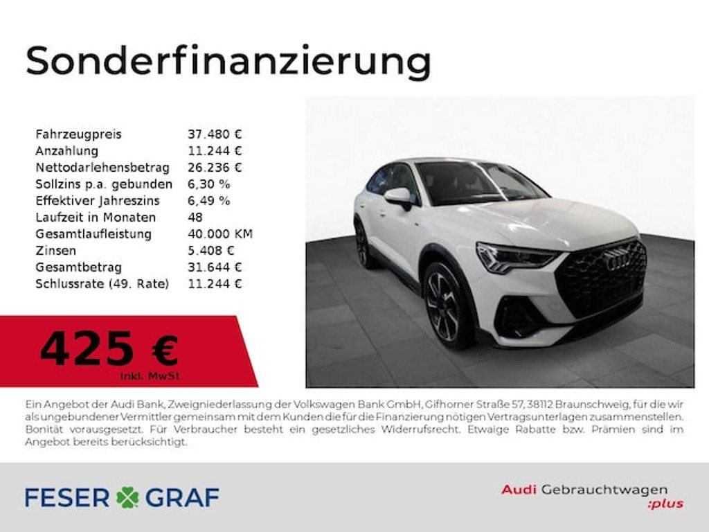 Audi Q3 Sportback S-Line S-Tronic 35 TFSI