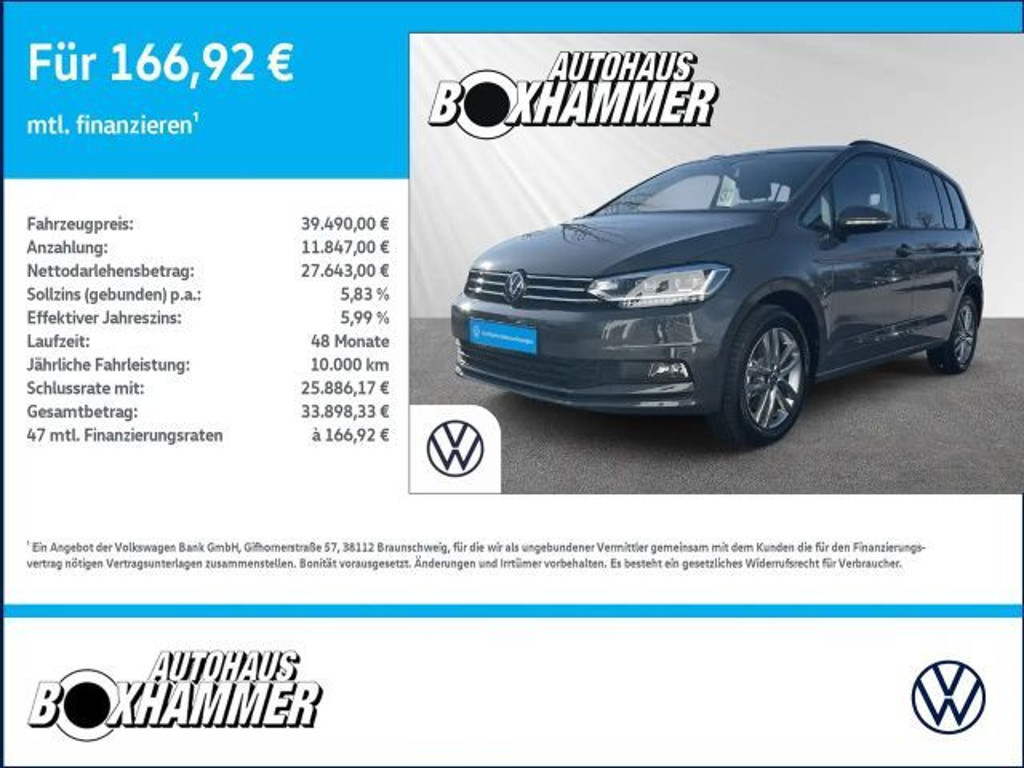 Volkswagen Touran Comfortline DSG