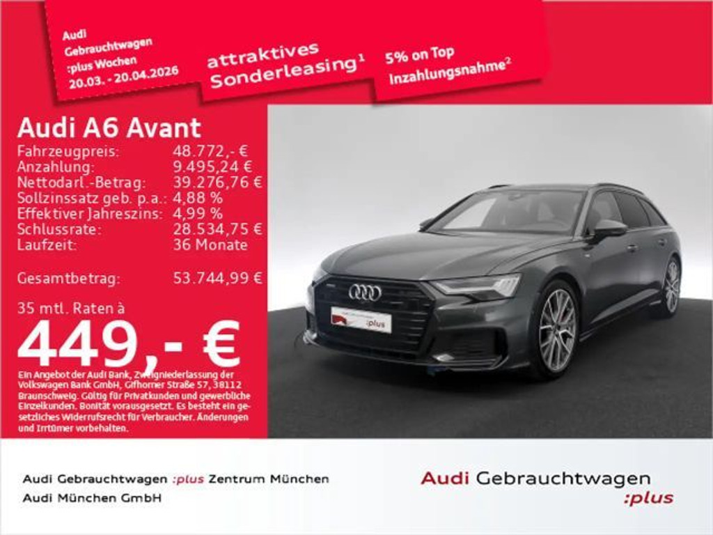 Audi A6 Quattro S-Line Hybride 55 TFSI