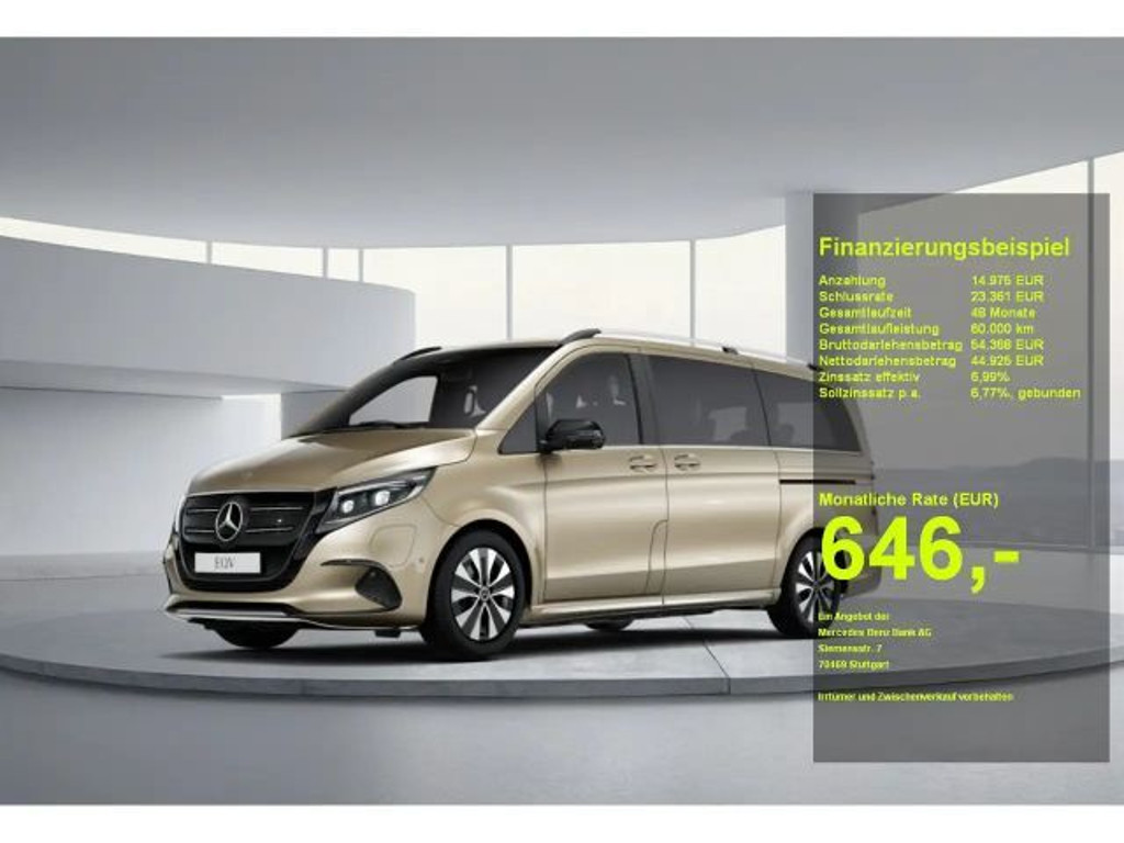 Mercedes-Benz E-Klasse EQV AVANTGARDE Limousine Lang 300