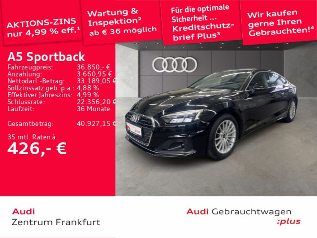 Audi A5 Sportback S-Tronic 40 TFSI