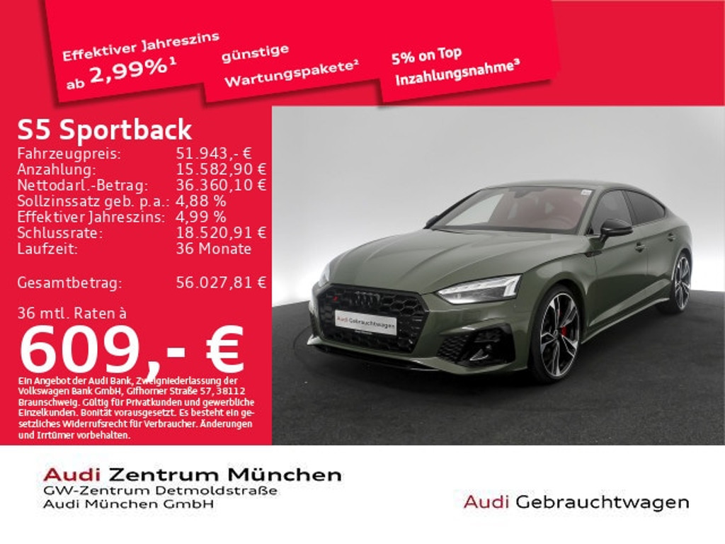 Audi S5 Sportback Quattro