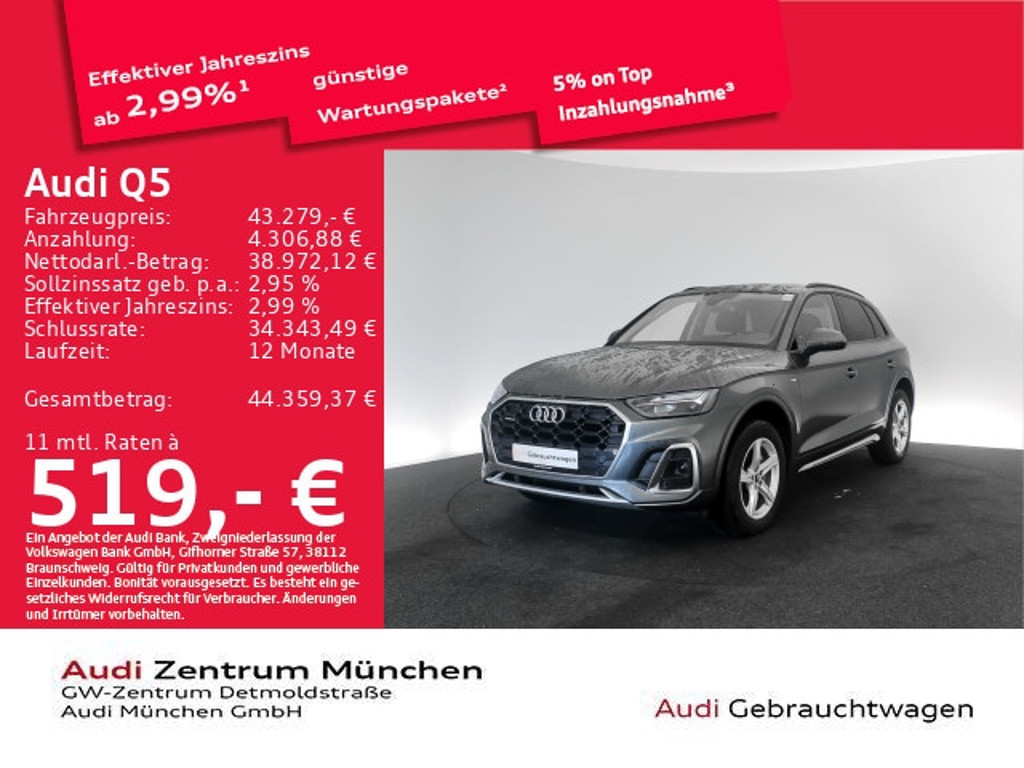 Audi Q5 Quattro S-Tronic 40 TDI