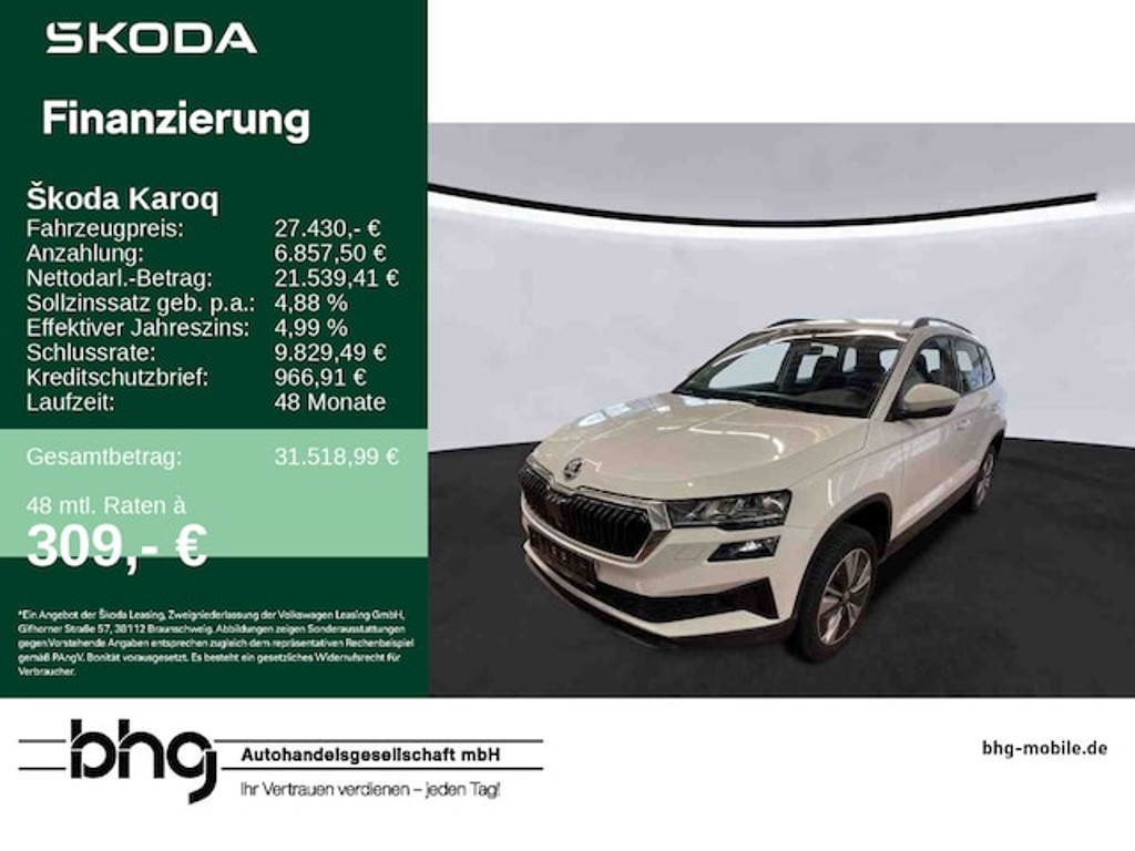 Skoda Karoq ACT 1.5 TSI Selection
