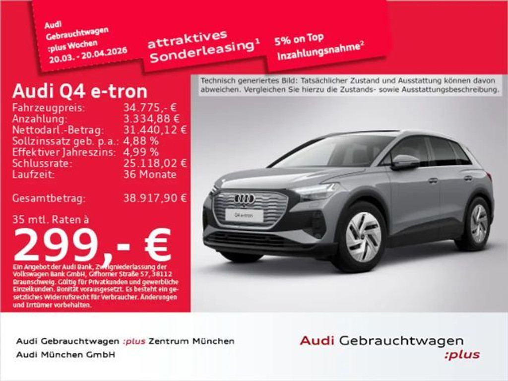 Audi Q4 e-tron S-Line 40