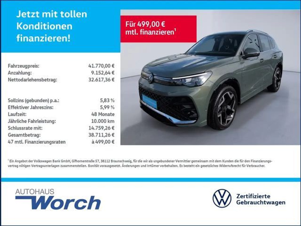 Volkswagen Tiguan DSG R-Line 1.5 eTSI