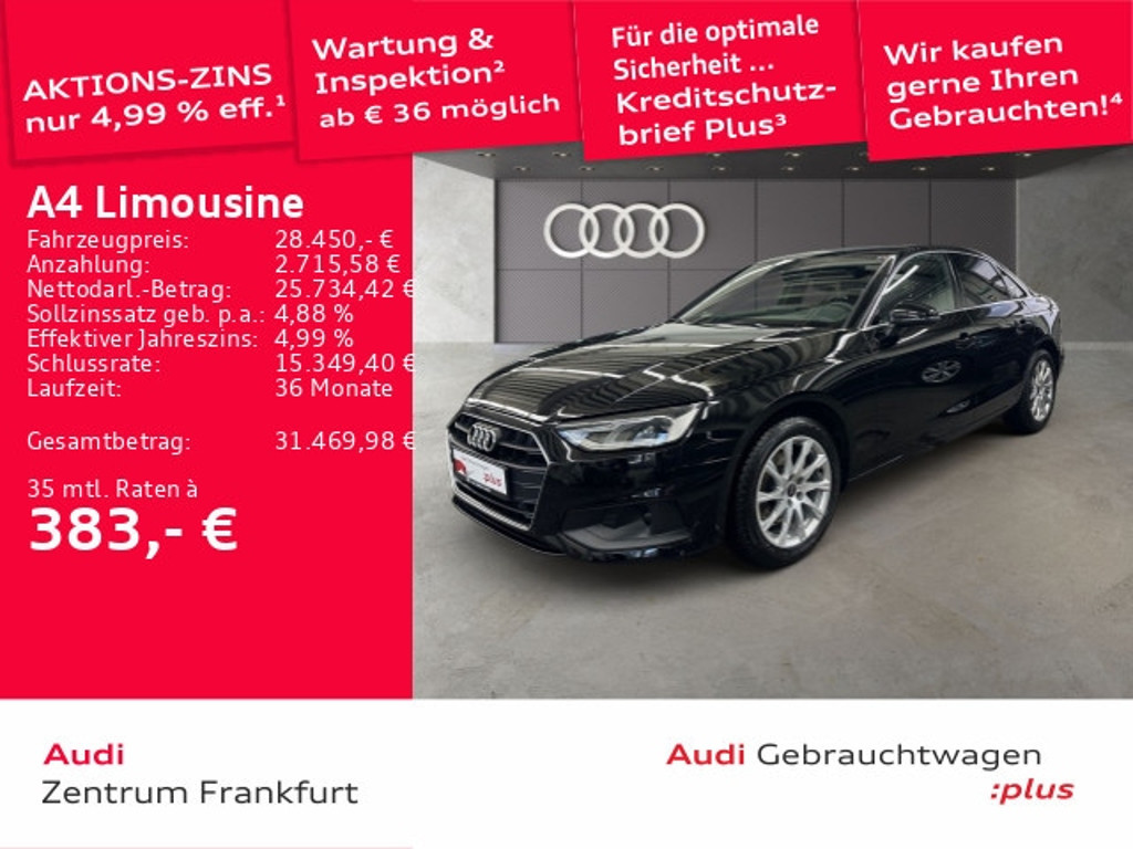 Audi A4 Sedan S-Tronic 35 TFSI