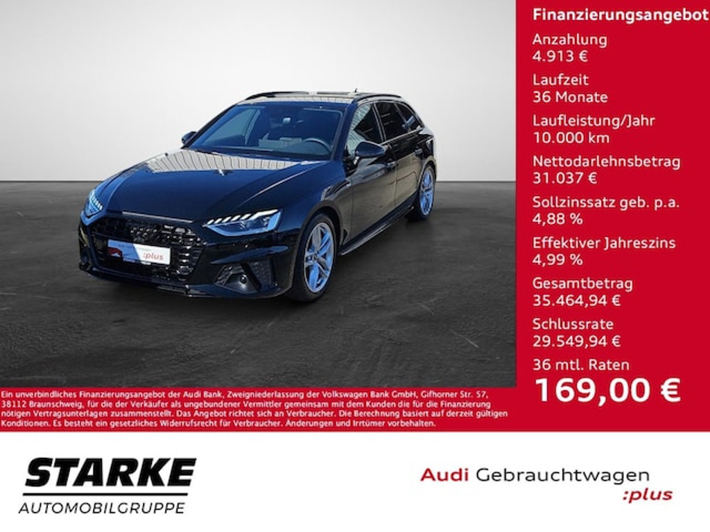 Audi A4 Avant S-Line S-Tronic 40 TFSI