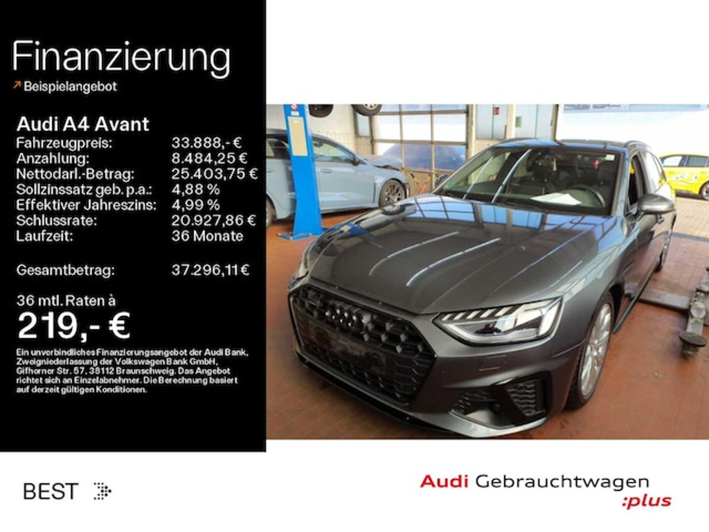 Audi A4 Avant Quattro S-Line S-Tronic 40 TFSI