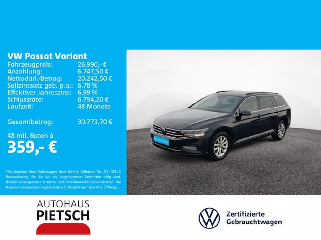 Volkswagen Passat Business DSG Variant 1.5 TSI