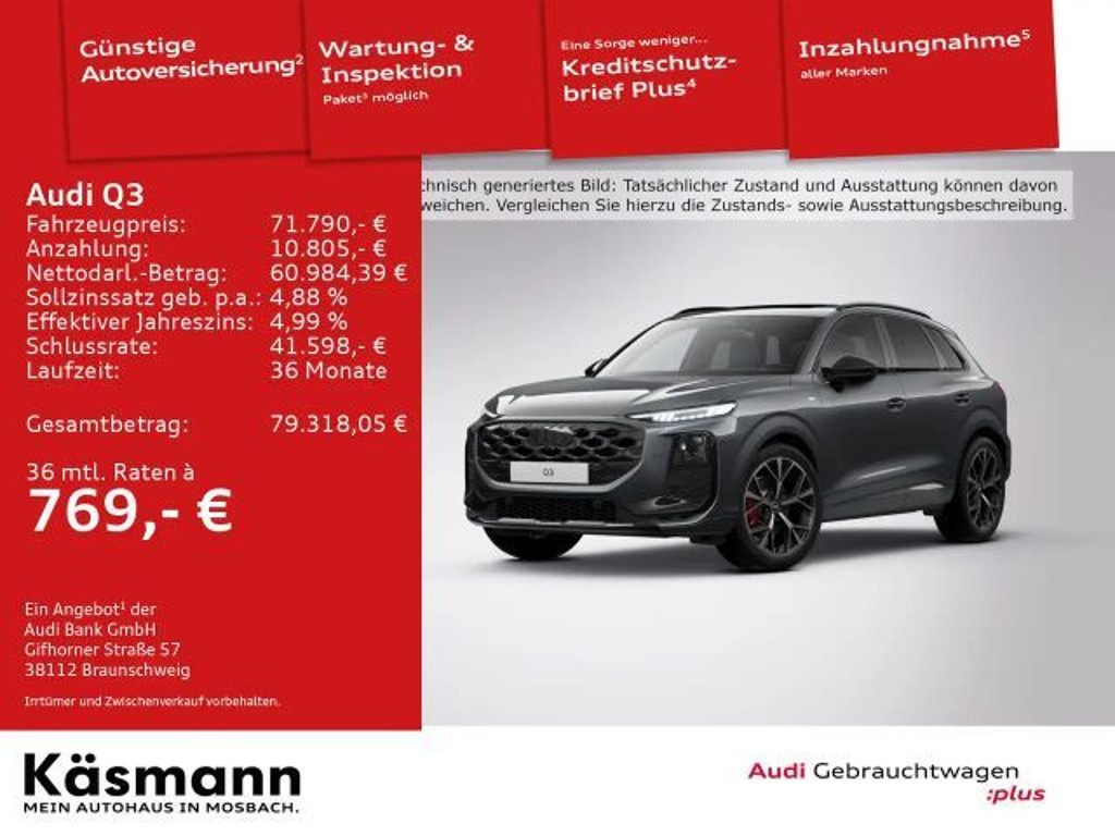 Audi Q3 Quattro S-Line