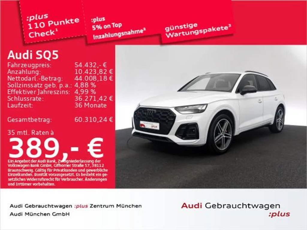 Audi SQ5 TDI tiptr. StdHzg/B&O/Matrix