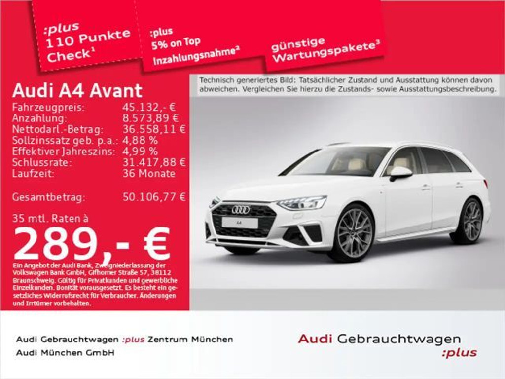 Audi A4 Quattro S-Line S-Tronic 40 TDI