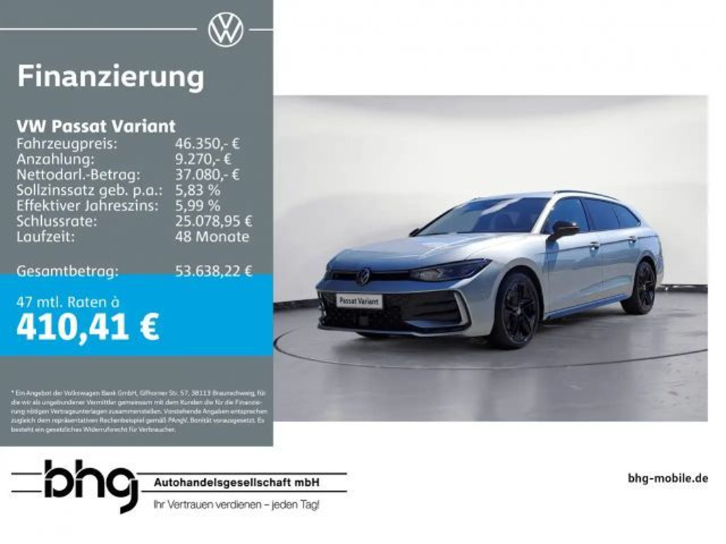 Volkswagen Passat DSG Variant R-Line 2.0 TDI