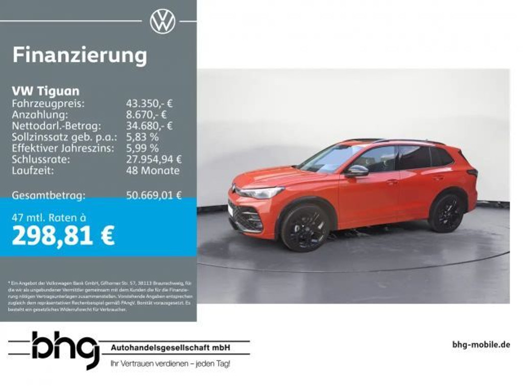Volkswagen Tiguan DSG R-Line 1.5 eTSI