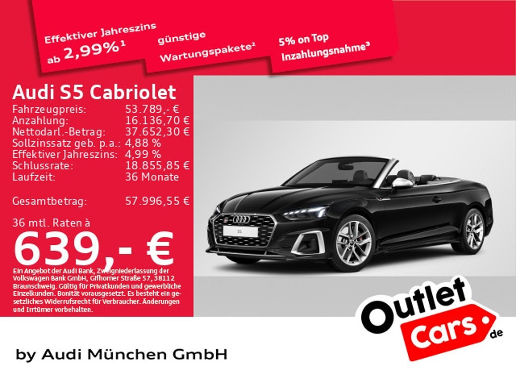 Audi S5 Cabriolet Quattro