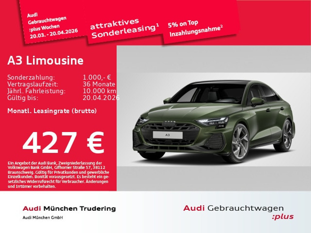 Audi A3 Sedan S-Line S-Tronic