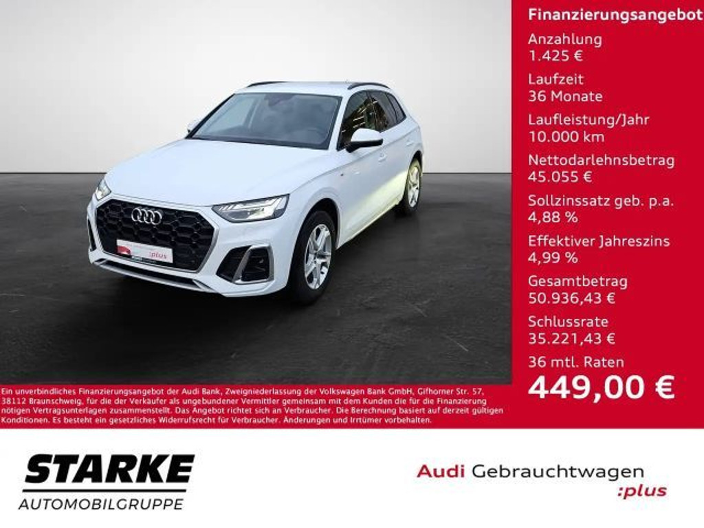 Audi Q5 Quattro S-Line S-Tronic 40 TDI