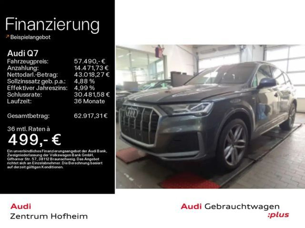 Audi Q7 Quattro S-Line 50 TDI