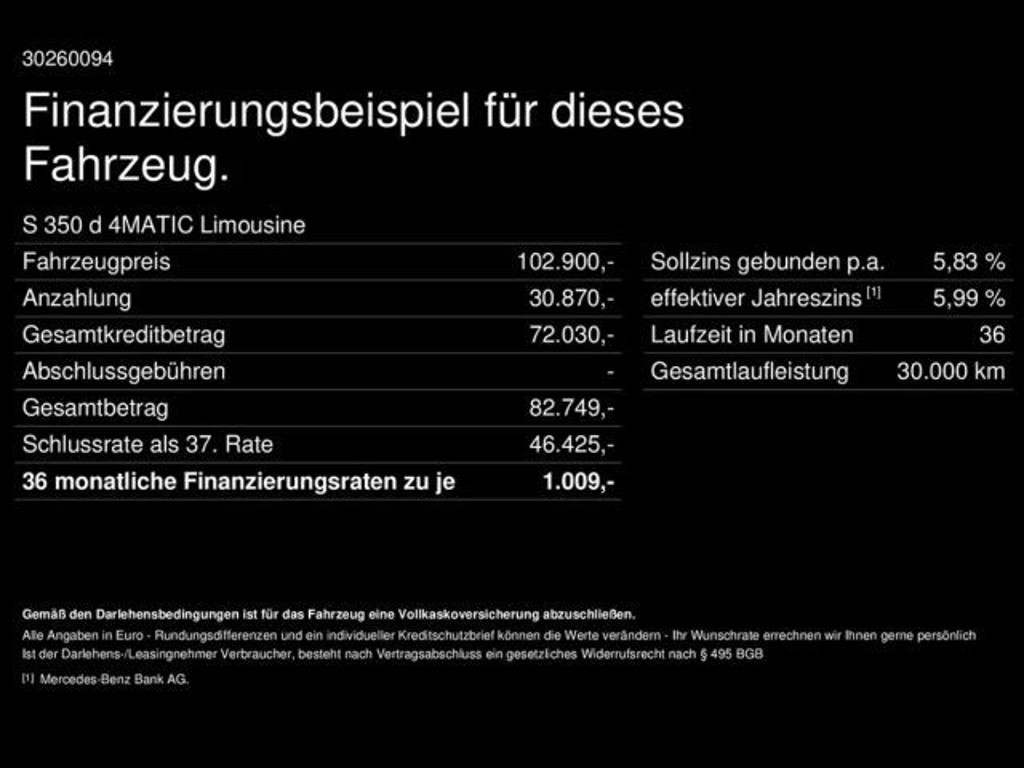 Mercedes-Benz S-Klasse