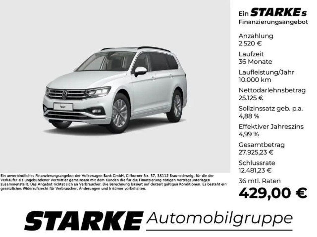 Volkswagen Passat Business DSG Variant 2.0 TDI