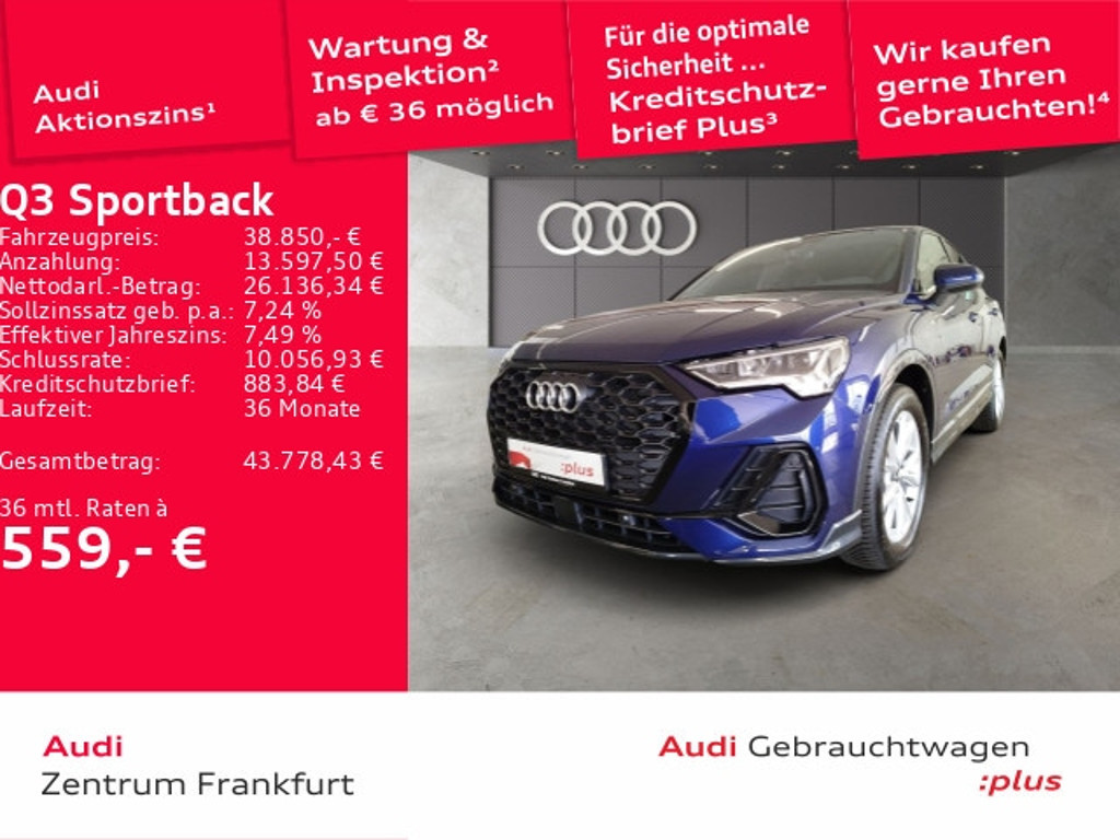 Audi Q3 Sportback S-Line S-Tronic 35 TFSI