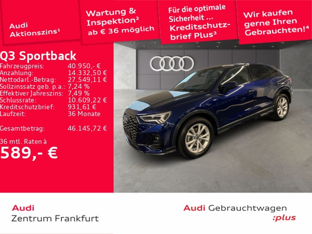 Audi Q3 Sportback S-Line S-Tronic 35 TDI