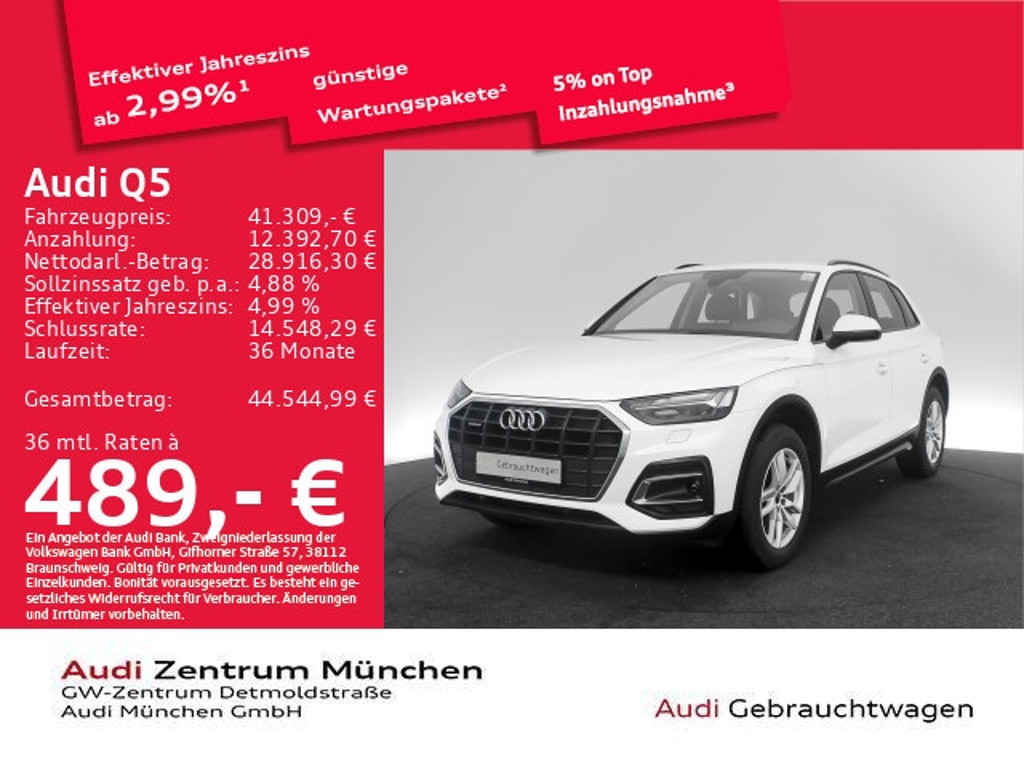 Audi Q5 Quattro S-Tronic 40 TFSI