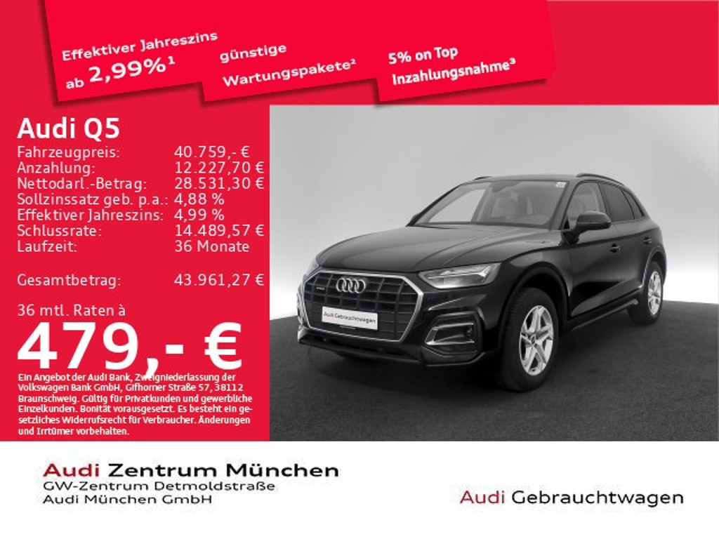Audi Q5 Quattro S-Tronic 40 TFSI
