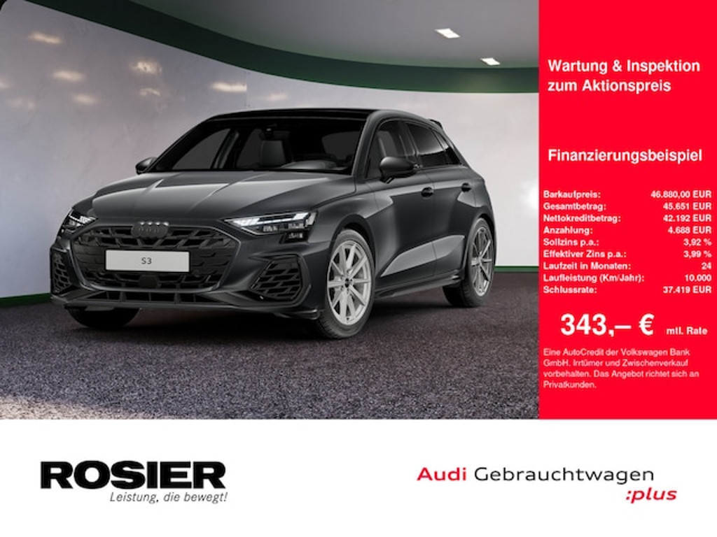Audi S3 Sportback Quattro S-Tronic